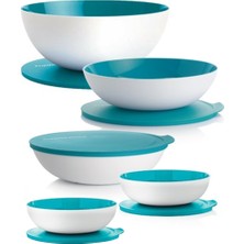 Tupperware Berrak Mavi 5'li Set