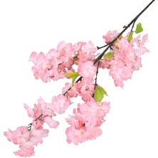 Nettenevime Yapay Çiçek Bahar Dalı Japon Kiraz Çiçeği 90 cm Koyu Pembe