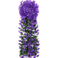 Nettenevime Yapay Çiçek Sarkan Begonvil Çiçeği Jumbo Mor