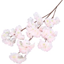 Nettenevime Yapay Çiçek Bahar Dalı Japon Kiraz Çiçeği 90 cm Açık Pembe
