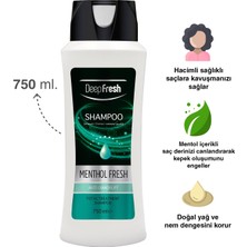 Deep Fresh Şampuan Mentol  Kepekli Saçlar 750 ml