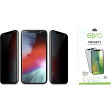 Epro Apple iPhone Xr Tam Kaplayan 5D Hayalet Privacy Cam