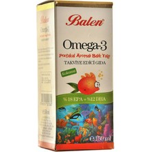 Balen Omega-3 Portakal Aromalı Balık Yağı 4-10 Yaş Grubu