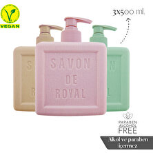 Savon De Royal Provence Nemlendirici Luxury Vegan Sıvı Sabun Karma Paket 3 x 500 ml