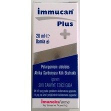 Imuneks Immucan Plus Sıvı Takviye Edici Gıda 20 ml