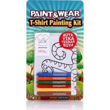 Paint&Wear Dinazor Ailesi Boyama T-Shirt 4-6