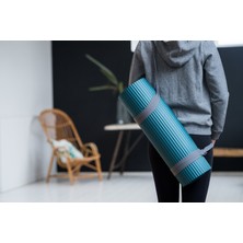 Decathlon Domyos Konforlu Pilates Matı - S Boy - 170 Cm X 55 Cm X 10 Mm - Mavi