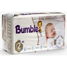 Bumble 2 Numara Bebek Bezi Eko Paket (3-6kg) 44 Adet