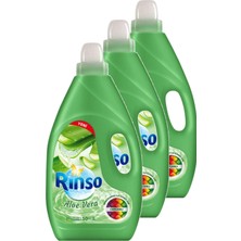 Rinso Aloe Vera Renkliler İçin Sıvı Çamaşır Deterjanı 3000 ml Üçlü Set