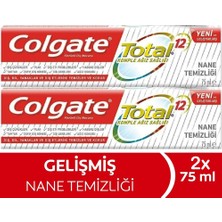 Colgate Total Nane Temizliği Diş Macunu 2 x 75 ml