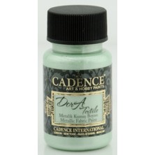 Cadence Metalik Kumaş Boyası 50 ml Mint Yeşili