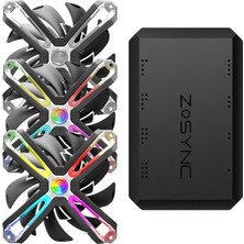 Zalman ZM-SF120A3 Biyomimetikli Yüksek Performanslı Adreslenebilir RGB Soğutma 3 x 120 mm Fanı