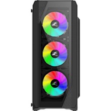 Zalman N5 TF ATX Mid Tower 4 RGB Fanlı 1 x Kulaklık, 1 x Mikrofon, 2 x USB 2.0, 1 x USB 3.0, Fan Kontrol, Renkli Akralik Panel, PCI/AGP365 mm Bilgisayar Kasa