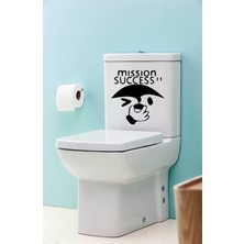 Msticker Eğlenceli Klozet Kapağı ve Banyo Sticker
