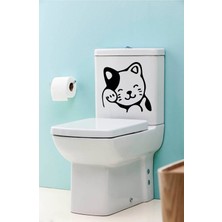 Msticker Eğlenceli Klozet Kapağı ve Banyo Sticker