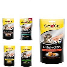 Gimcat Nutripockets Kedi Ödül Maması 60 gr x 5 Adet