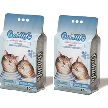 Goldlife Marsilya Sabunlu Bentonit Kedi Kumu 10 lt x 2 Adet