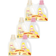 Dalin Sıvı Deterjan 1200 ml + Çamaşır Yumuşatıcısı 1200 ml x 3 Adet