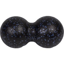 Actifoam Peanut Lacrosse Massage Ball Fıstık Masaj Topu Siyah + Mavi Orta Sert