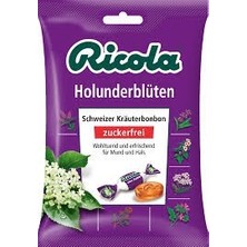 Ricola Holunderblüten Schweizer Şekersiz Bonbon 75GR
