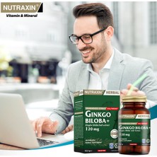 Nutraxin Ginkgo Biloba 120 mg 60 Tablet + Hap Kutusu