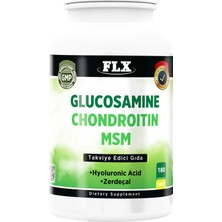 FLX Glukozamin Kondroitin Msm Hyaluronic Asit Zerdeçal 180 Tablet