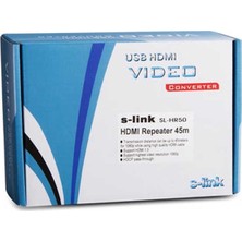 S-Link SL-HR50 HDMI 45 mt Uzatıcı Adaptör