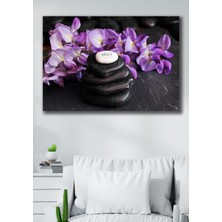 Hediyeler Kapında 50X70 Spa Stone Kanvas Duvar Tablo