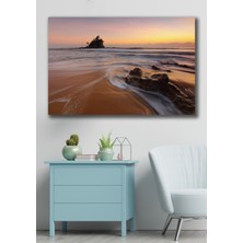 Hediyeler Kapında 50X70 Zarif Dalga Kanvas Duvar Tablo