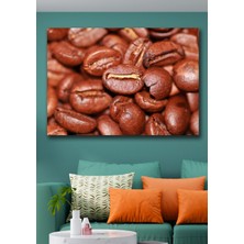 Hediyeler Kapında 50X70 Kahve Çekirdekleri Kanvas Duvar Tablo