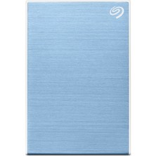 Seagate One Touch 2TB, 4 ay Adobe CC Photo Plan, 2 yıl Veri Kurtarma USB 3.0 Taşınabilir Disk Açık Mavi (STKB2000402)