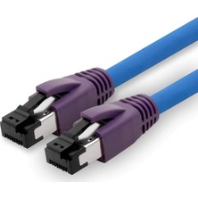 IRENIS CAT8 S/FTP Ethernet (Network, LAN) Kablosu, Mavi, 25 cm
