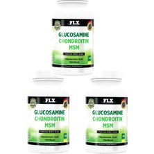 FLX Glukozamin Kondroitin Msm Hyaluronic Acid Zerdeçal 180 x 3