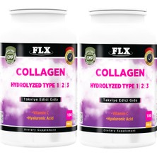 FLX Collagen Tip-1-2-3 Hyoluronic Asit Vitamin C 180 x 2 Kutu