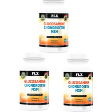 FLX Glucosamine Chondroitin Msm Collagen Vitamin D 180 Tablet 3 Kutu