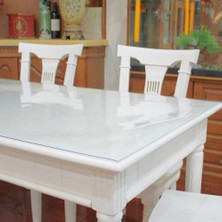Arge Zemin Pvc Kalın Kaymaz Masa Örtüsü Koruyucu 1,7mm Kalınlık 90 x 80 cm