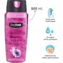 Deep Fresh Pratik Kapaklı Duş Jeli Juicy Lady 500 ml