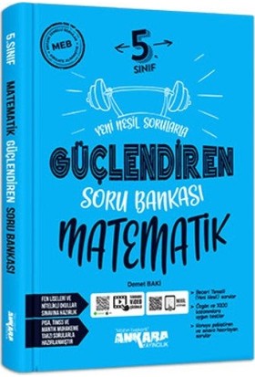 Ankara Yayıncılık 5.sınıf Güçlendiren Matematik Soru Bankası