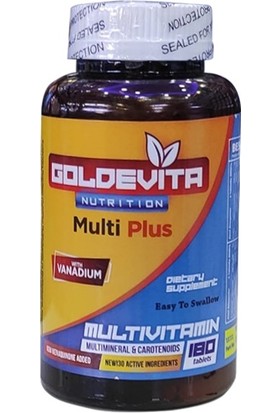 Goldevita Nutrition Multivitamin 180 Tablet