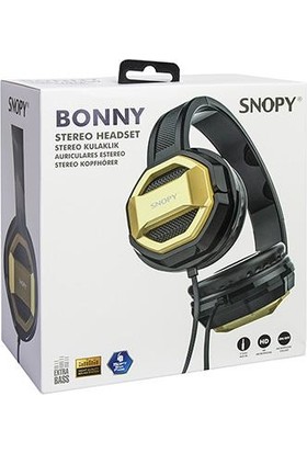 Snopy SN-101 Bonny Gold Pc&telefon Mikrofonlu Kulaklık