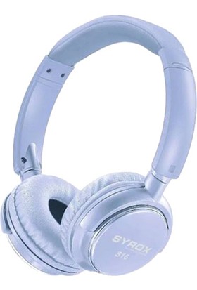 Syrox S16 Bluetooth Kulak Üstü Kablosuz Mikrofonlu Kulaklık
