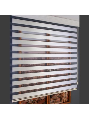 Anıper Zebra Perde Beyaz New Bamboo Stor 70X200 cm