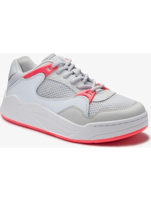 Lacoste Court Slam Dynam 01201SFA Kadın Açık Gri - Pembe Sneaker 740SFA0004 16C