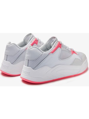 Lacoste Court Slam Dynam 01201SFA Kadın Açık Gri - Pembe Sneaker 740SFA0004 16C