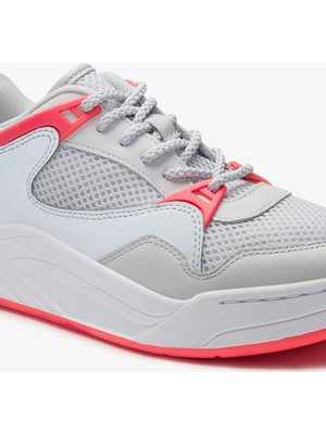 Lacoste Court Slam Dynam 01201SFA Kadın Açık Gri - Pembe Sneaker 740SFA0004 16C