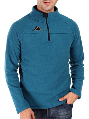 Kappa Erkek Yarım Fermuarlı Polar Cento687B Petrol