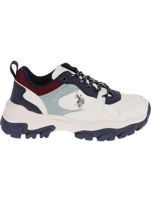 U.S. Polo Assn. Kadın Kışlık Ayakkabı Tracky Beyaz-Laci 20W04TRACKY