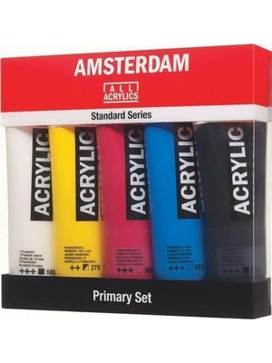 Talens Amsterdam Akrilik Boya Seti 5 Renk x 120 ml.