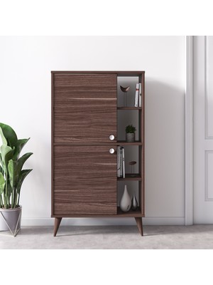 Ruum Store Vega Yüksek Raflı Dolap Victoria Ceviz