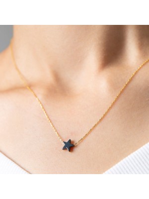 Papatya Silver Yıldız Gümüş Kolye